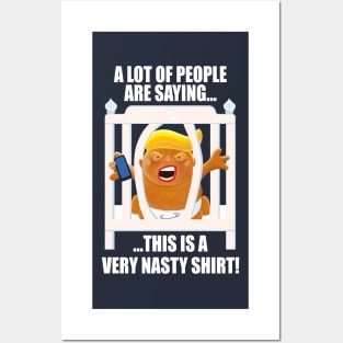 Funny Anti Trump Baby Crib A Lot Of People Are Saying… Posters and Art